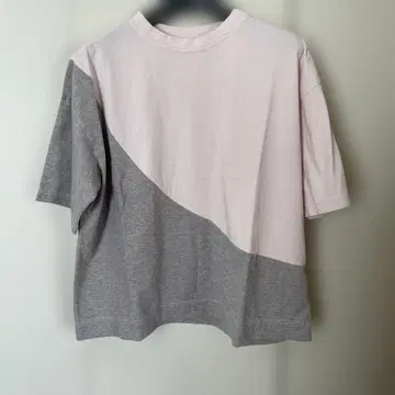 pas a pas 파사파 / 아틀리에 pas 투톤 상의 pink grey