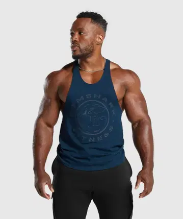 새상품/미사용 Gymshark 짐샤크 네이비 탱크탑 M