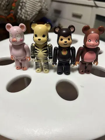 [베어브릭 100%] 애니멀 4종 세트