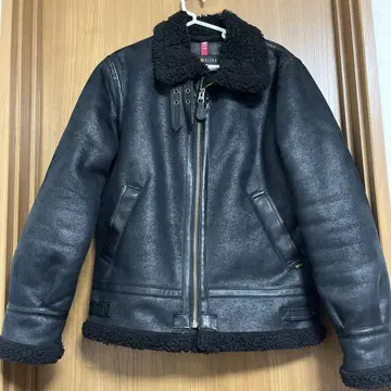 ALPHA INDUSTRIES 보아 자켓 가죽 무스탕