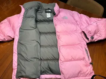 THE NORTH FACE 핑크 다운 자켓 L 사이즈