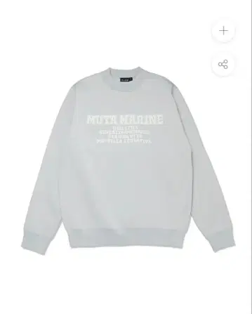 [ 새상품 ] MUTA MARINE 라이트 블루 자카드 니트