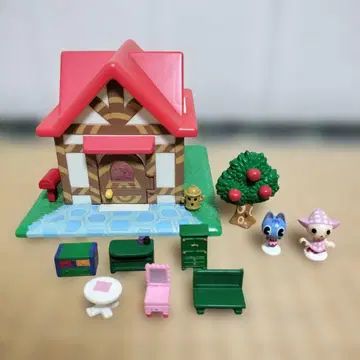 동물의 숲 숲을 만들자! 넓은 집과 가구 주민 세트 레트로