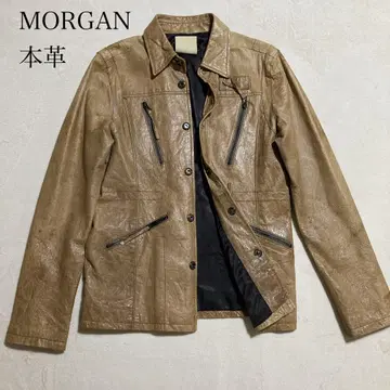 (680) MORGAN 천연 가죽 자켓