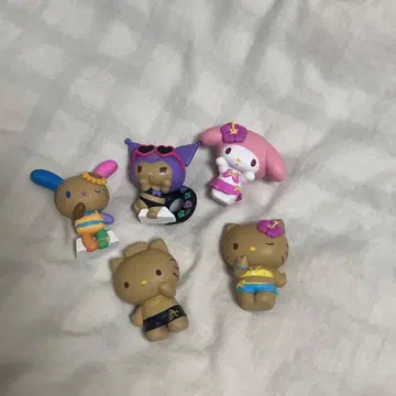 산리오 일광화상 모두 함께 바캉스 피규어 컴프 세트