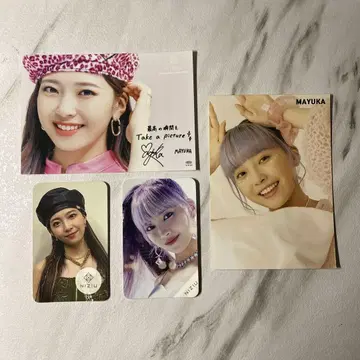 NiziU 마유카 포토 카드 알찬 4장 세트