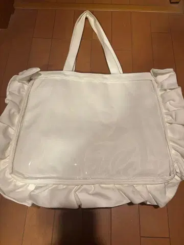 A3 이타백 캐리온백 프릴 디자인 토트백 자카마트