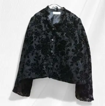 벨 커렌트 도쿄 이긴 [새상품급] 장미 자수 자켓 라메 포멀