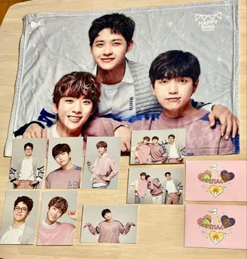 B1A4 HAPPY BANA 담요 & 엽서