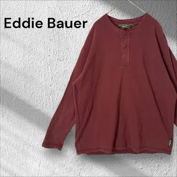 Eddie Bauer (에디 바우어) 90s 와플 헨리넥 구제 의류