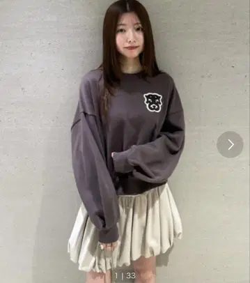 sustainable 와펜 로고 맨투맨 snidel
