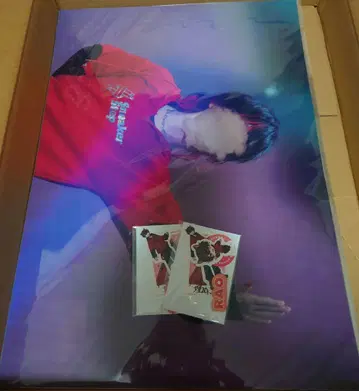 스토파미 복권 Thanks Party 클리어 포스터 스티커 라오군