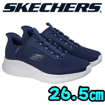 [ 새상품 ] 스케쳐스 26.5cm 남성용 스위프트 핏 스니커즈 네이비