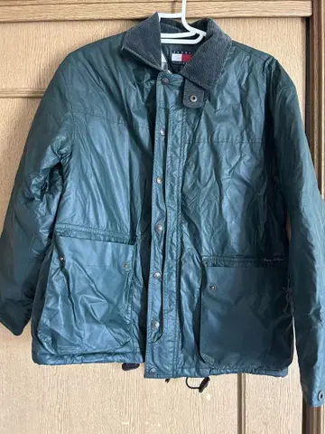TOMMY HILFIGER 그린 아우터