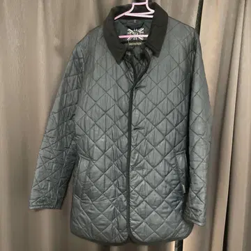 LAVENHAM 그레이 퀼팅 자켓 38