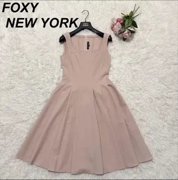 FOXY NEW YORK A라인 슬리브리스 원피스 무릎 기장 M