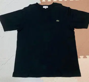 LACOSTE 블랙 T셔츠