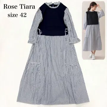 [ 새상품급 ] Rose Tiara 레이어드 맥시 원피스 빅 사이즈 42