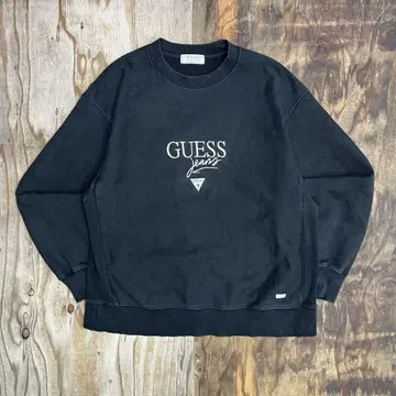 00s GUESS 맨투맨 페이드 블랙 VINTAGE Y2K