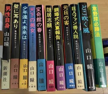 [ 야마구치 히토미 11권 묶음 ] 남성 자신 시리즈 9권과 기타 2권