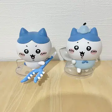 치이카와 (먼작귀) 하치와레 피규어 MINISO 스탠드 포함 2개 세트