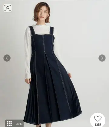 사이드 플리츠 원피스