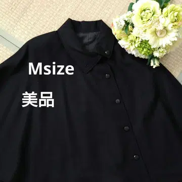 블랙 케이프 코트