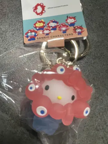 오사카 만박 산리오  키링 클리어 헬로키티