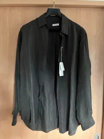 캡틴선샤인 Plain Shirt 차콜 스트라이프 긴팔 셔츠