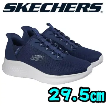 [ 새상품 ] 스케쳐스 29.5cm 남성용 스위프트 핏 스니커즈 네이비