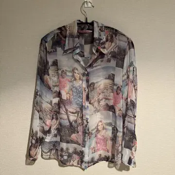 PaulSmith 폴스미스 아트 디자인 블라우스 42 XL