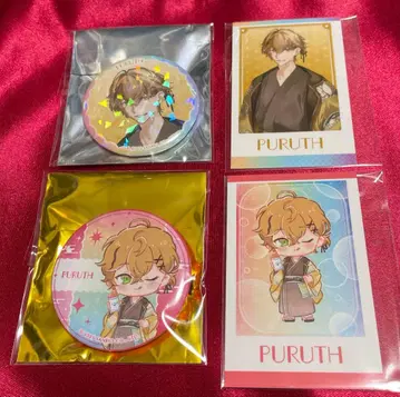 프라가리아 메모리즈 극락탕 캔뱃지 폴라로이드풍 트레이딩 카드 풀루스