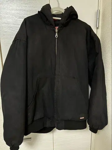 CRAFTSMAN 블랙 후드 부착 자켓