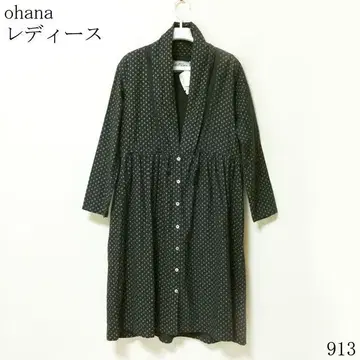 ohana 블랙 미니 꽃무늬 롱 원피스 새상품