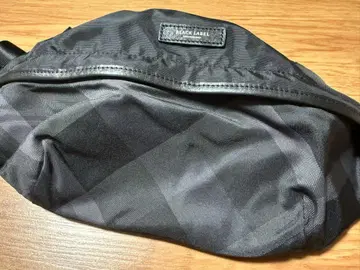 BLACK LABEL 숄더백 체크 무늬 미사용에 가까움