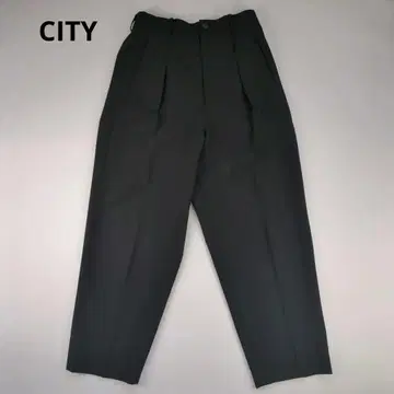 CITY 블랙 여성용 플리츠 슬랙스 컨디션 최상