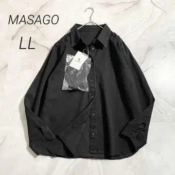 M17864 미사용 마사고 태국 부착 데님 자켓 블랙 LL
