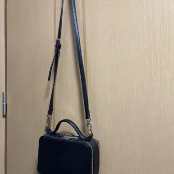 블랙 숄더백 지퍼 포함 여성용