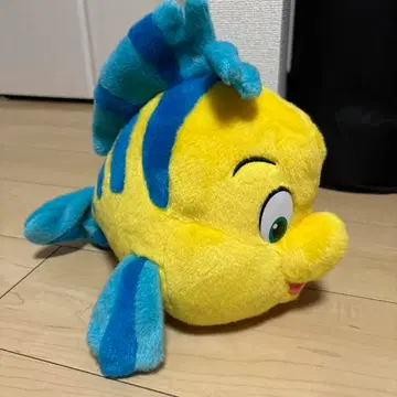 디즈니씨 플라운더 인어공주 봉제 인형