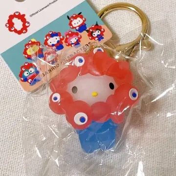 3 키티 산리오 미야쿠미야쿠 클리어 키링