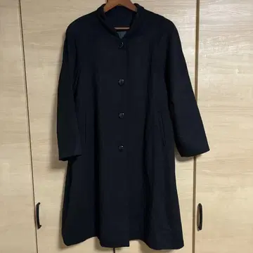 nobile 노빌레 캐시미어 100% 블랙 롱 코트