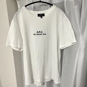 아페쎄 apc 티셔츠 화이트 브랜드