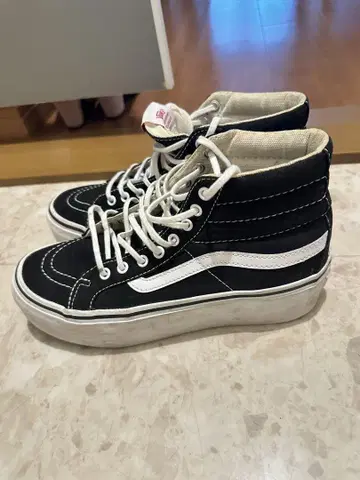 반스 VANS SK8-HI PLATFORM 하이컷 스니커즈 여성용