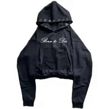 punk black hoodie archive opium y2k