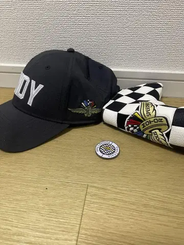 초특가! 인디애나 브릭 야드 퍼터 헤드커버 볼 마커 캡 포함