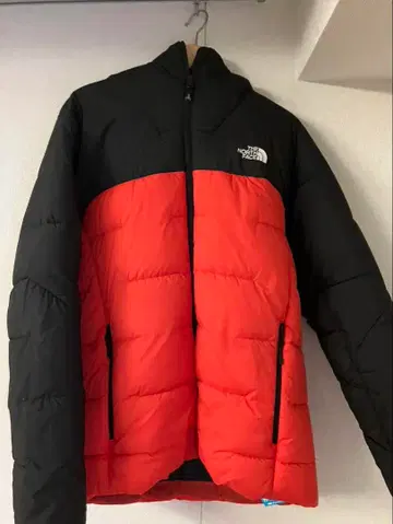 [ 클리닝 완료 ] THE NORTH FACE 후드 부착 다운 자켓 L