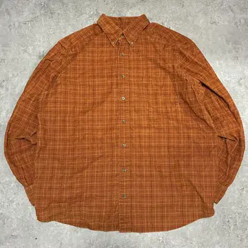 Eddie Bauer 체크 격자 무늬 긴팔 셔츠 XL 코튼 y2k