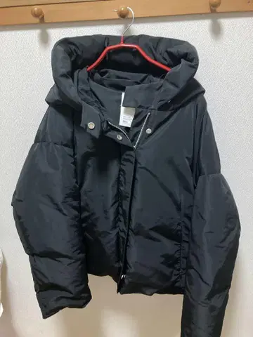 미사용급 [ ELENDEEK ] 다운 자켓 후드 부착 블랙