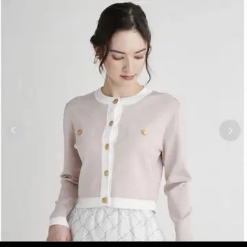 CELFORD 바이컬러 가디건 LPNK
