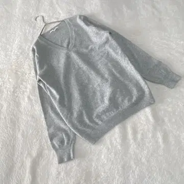 EK3960 [유니클로 UNIQLO] 캐시미어 니트 [XL] V넥 그레이